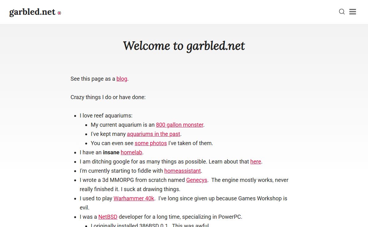 Welcome to garbled.net | garbled.net