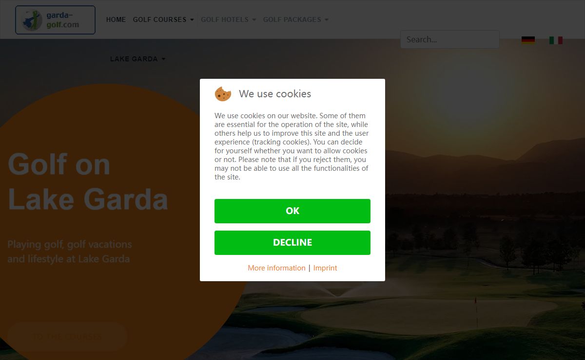 Golf at Lake Garda - Golf Courses, Golf Hotels Lake Garda, Italy