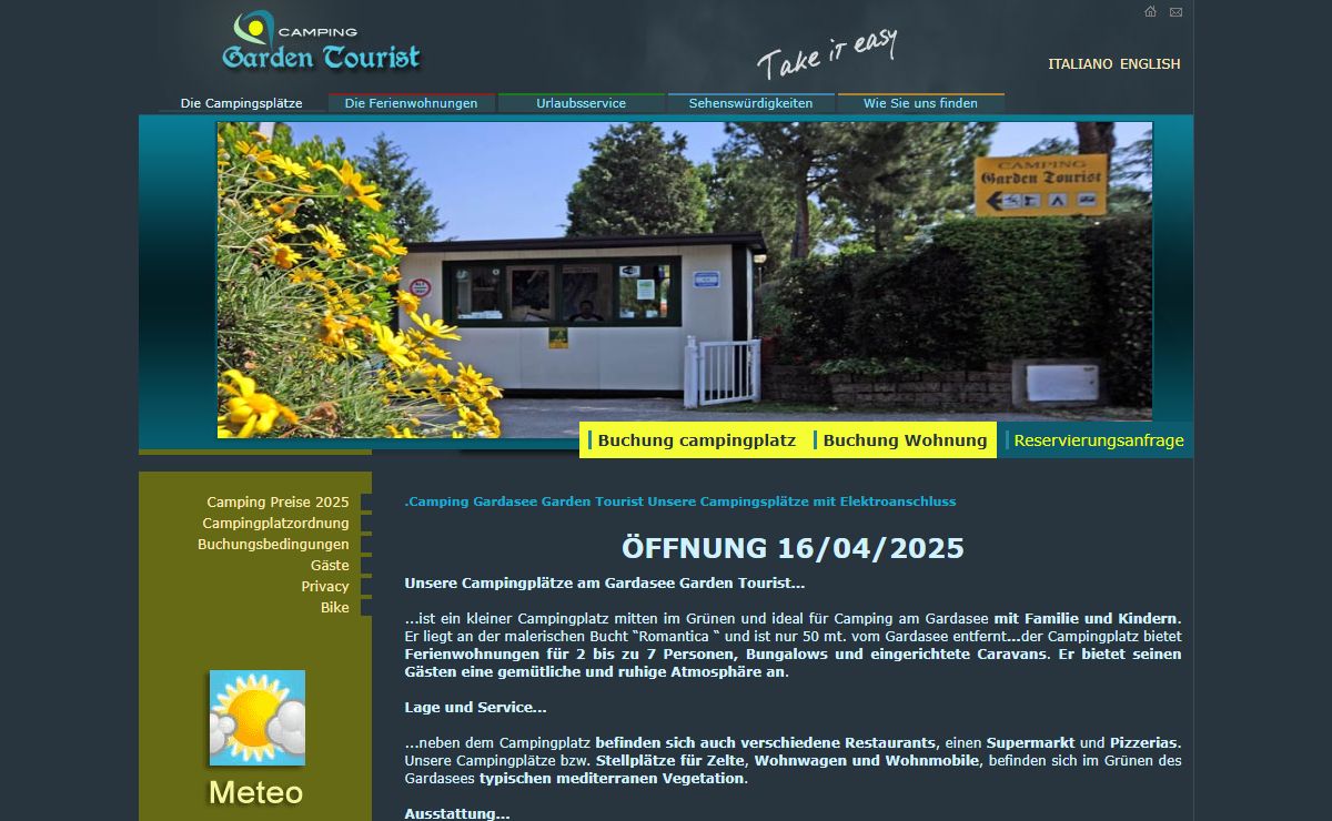 Camping Gardasee Campingplätze Gardasee Bungalows Gardasee Caravans Stellplätze