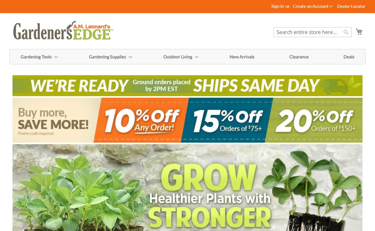 A.M. Leonard's Gardener's Edge | Gardening Supplies & Tools
