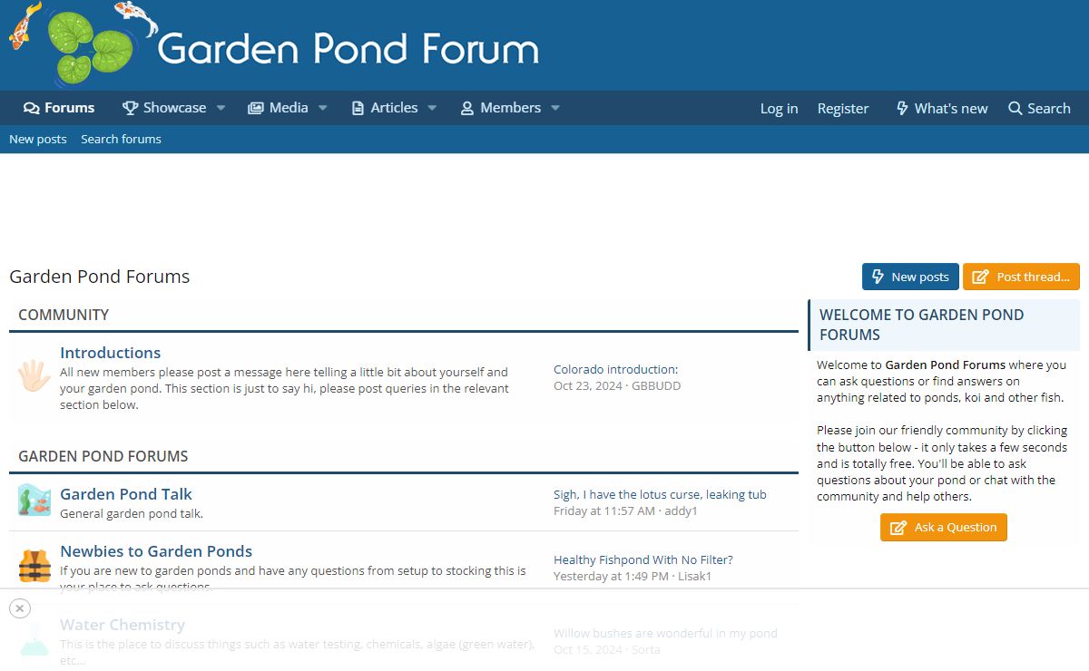 Garden Pond Forums