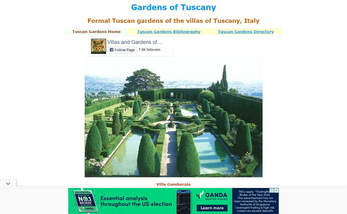 Tuscan Gardens, Gardens of Tuscany Italy :: Grandi Giardini Italiani :: Toskanische Gärten