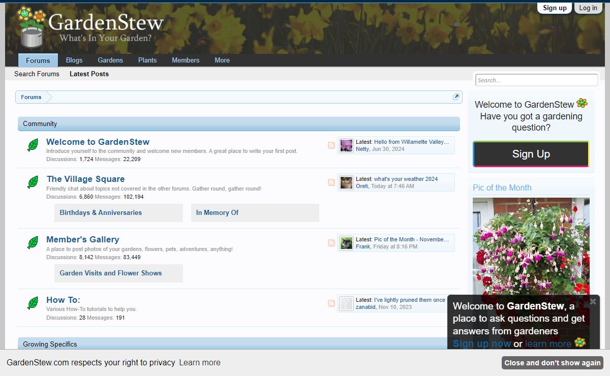 Gardening Forums & Blogs - Garden Stew