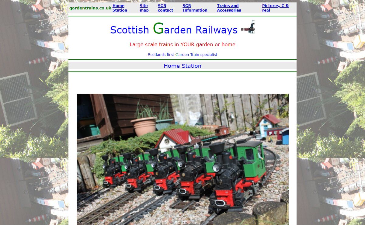 Scottish Garden Railways - Large Scale Model Trains In YOUR Garden Or Home