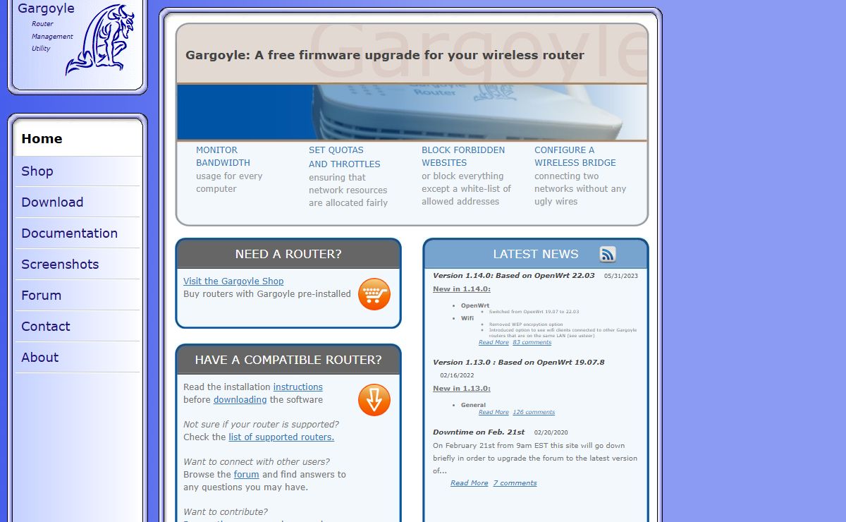 Gargoyle Router Management Utility