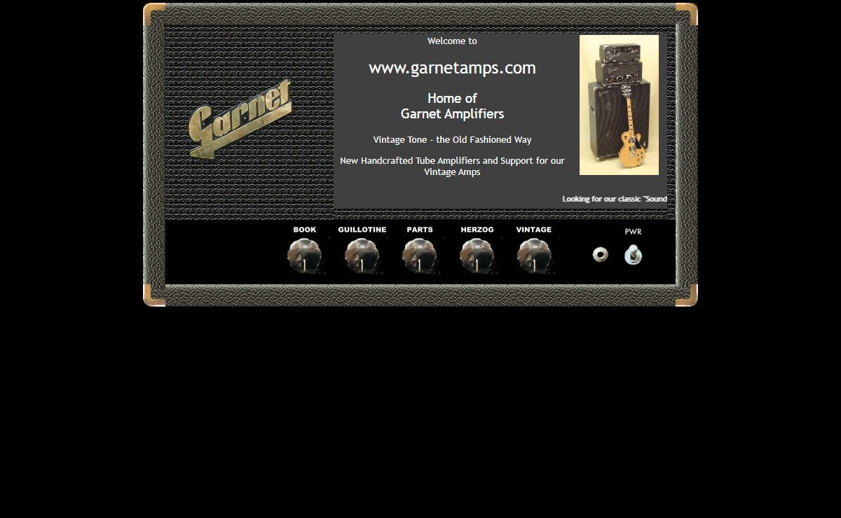 Welcome to garnetamps.com - Home of the Garnet™ Amplifier Company