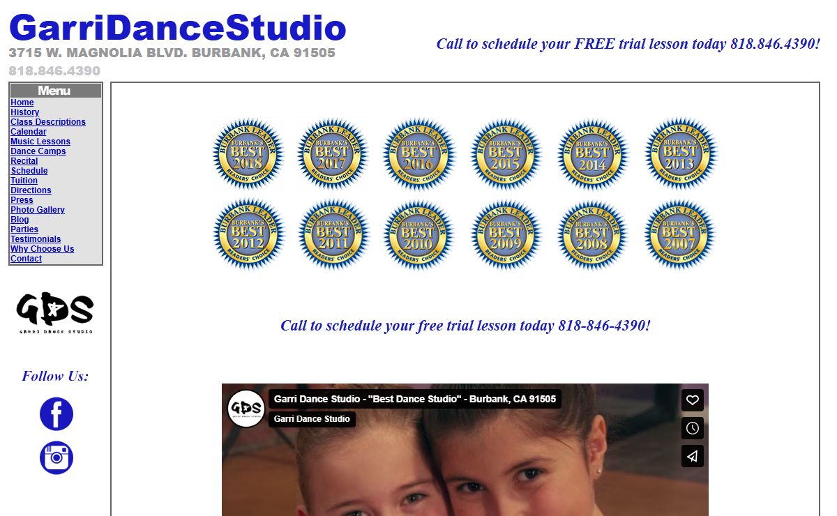 Garri Dance Studio, Burbank, CA | News > Classes Enrolling Now, Open House Dance Registration, Special Events, Important Dance Information