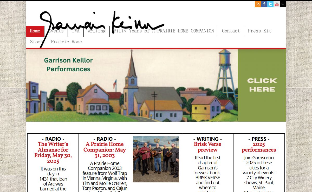 Home | Garrison Keillor
