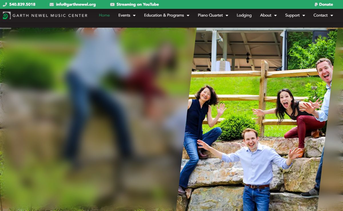 Garth Newel Music Center – World class music venue and piano quartet in Hot Springs, VA