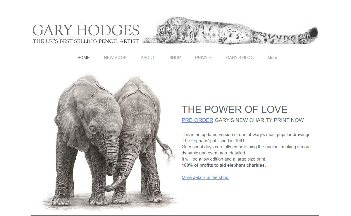 Gary Hodges Wildlife Art buy prints, books and learn about Gary