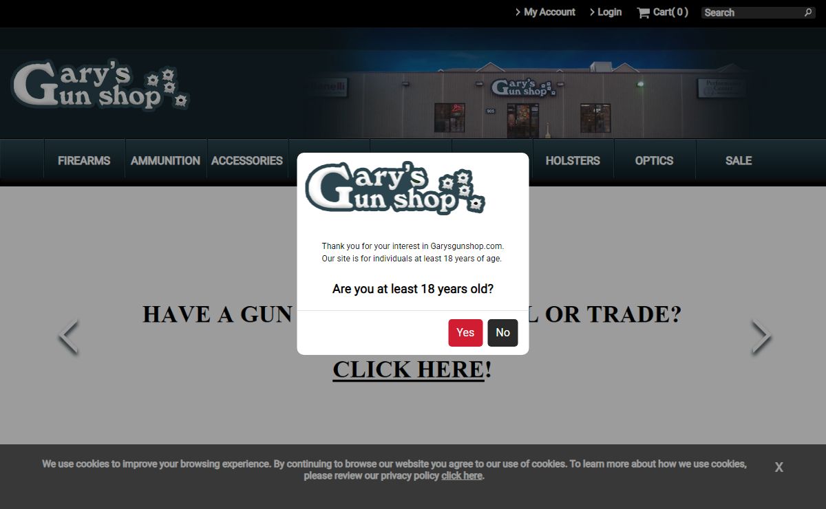 Garys Gun Shop | Gun Store and Tactical Gear Shops