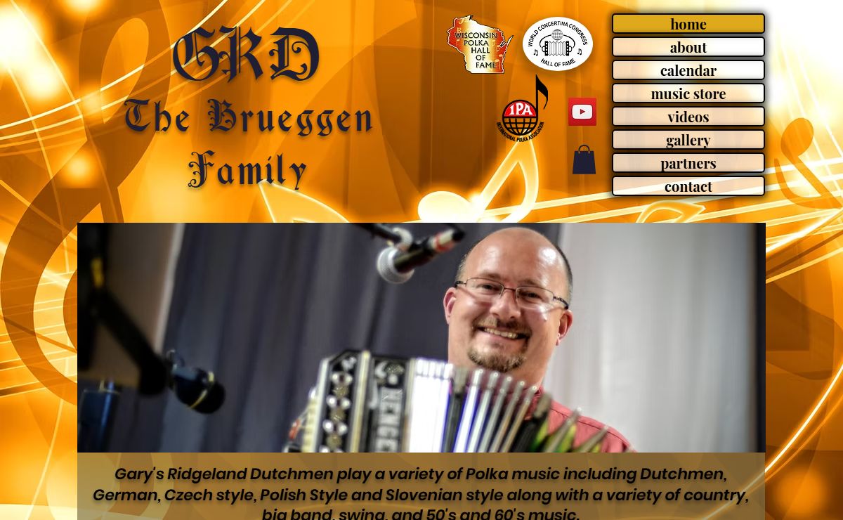Home | Gary's Ridgeland Dutchmen | Polka Music