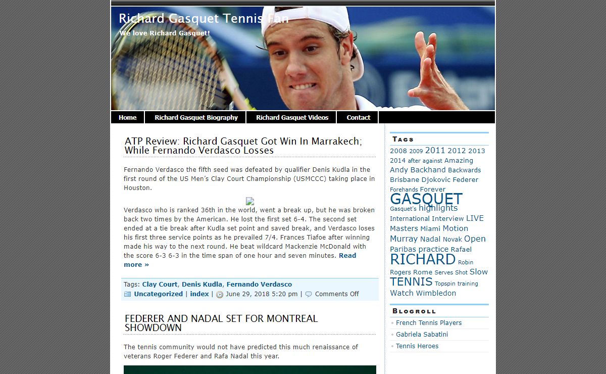 Richard Gasquet Tennis Fan