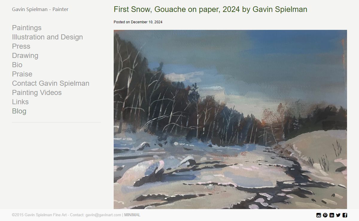 Gavin Spielman - Painter | Gallery of work by Painter Gavin Spielman. Inquire here to purchase original oil paintings New York based Fine Artist Gavin Spielman.