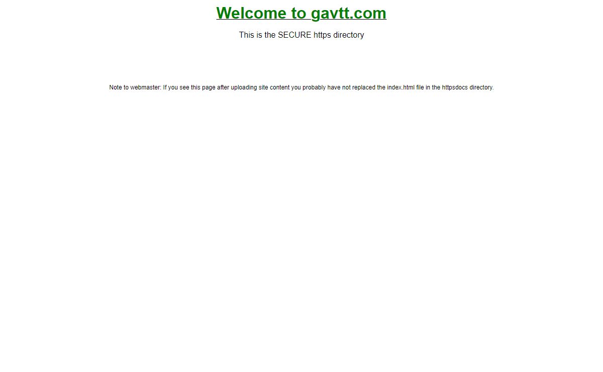 PlaceHolder for gavtt.com