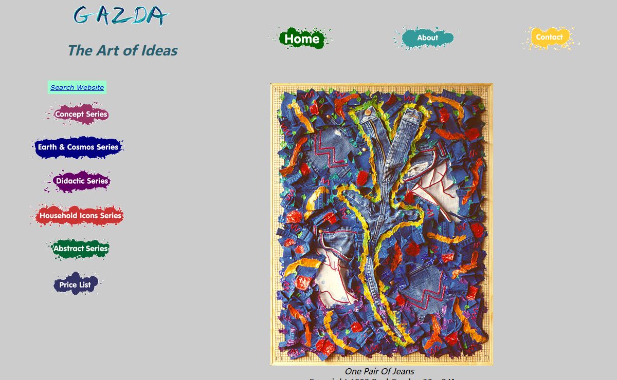 Gazda Art Home Page