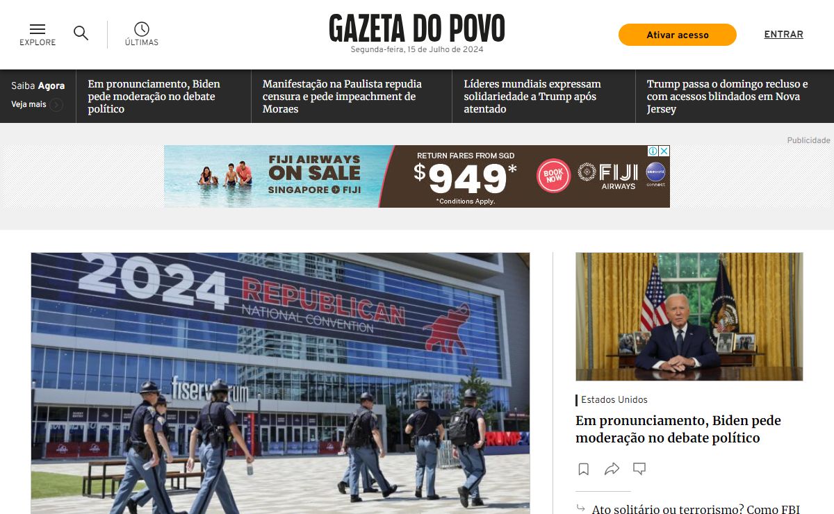 Gazeta do Povo | Últimas notícias do Brasil e do Mundo