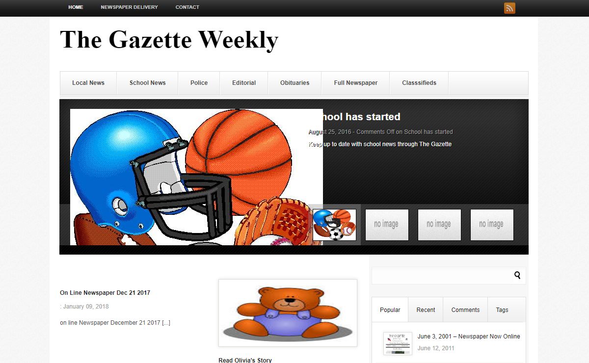 The Gazette Weekly | Your Hometown Newspaper
