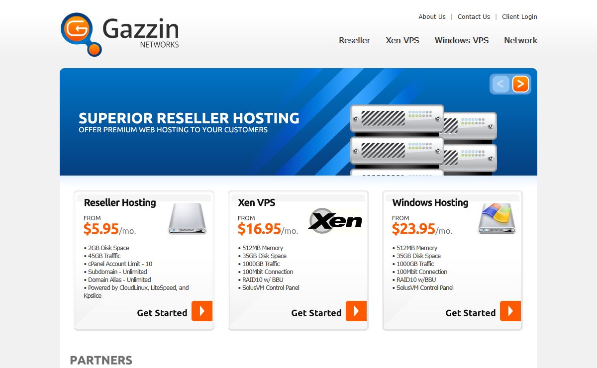 Gazzin Networks | Reseller Hosting - Xen VPS - Windows Hosting