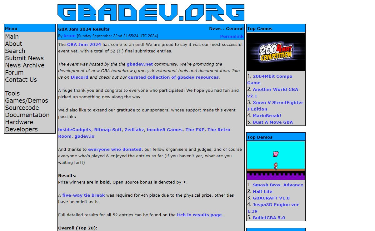 Gameboy Advance Development