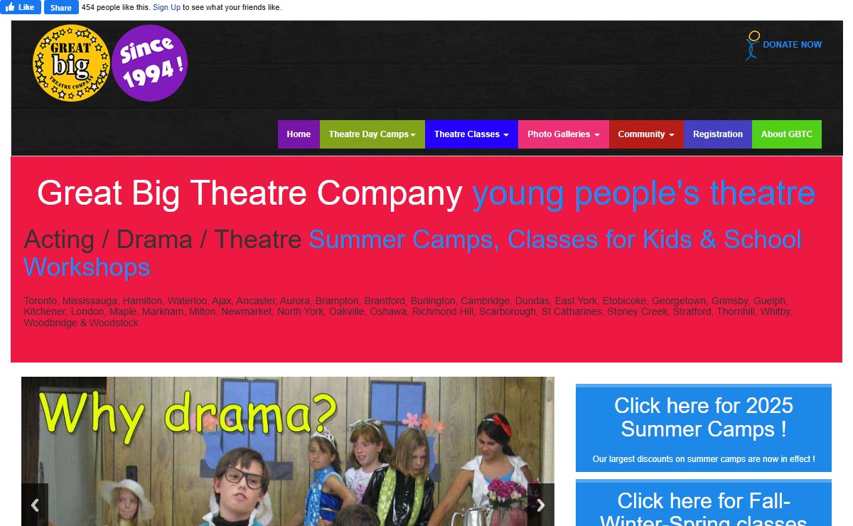 Great Big Theatre Company | Acting Camps & Classes for Kids