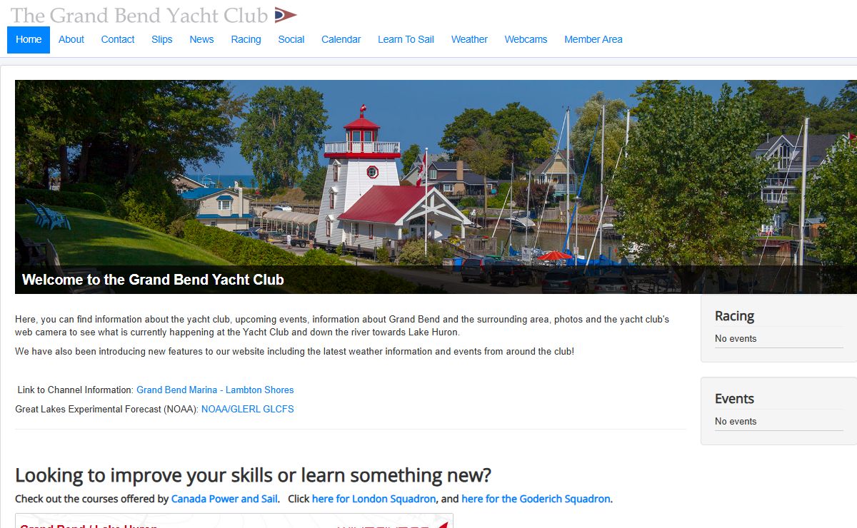 Home - Grand Bend Yacht Club