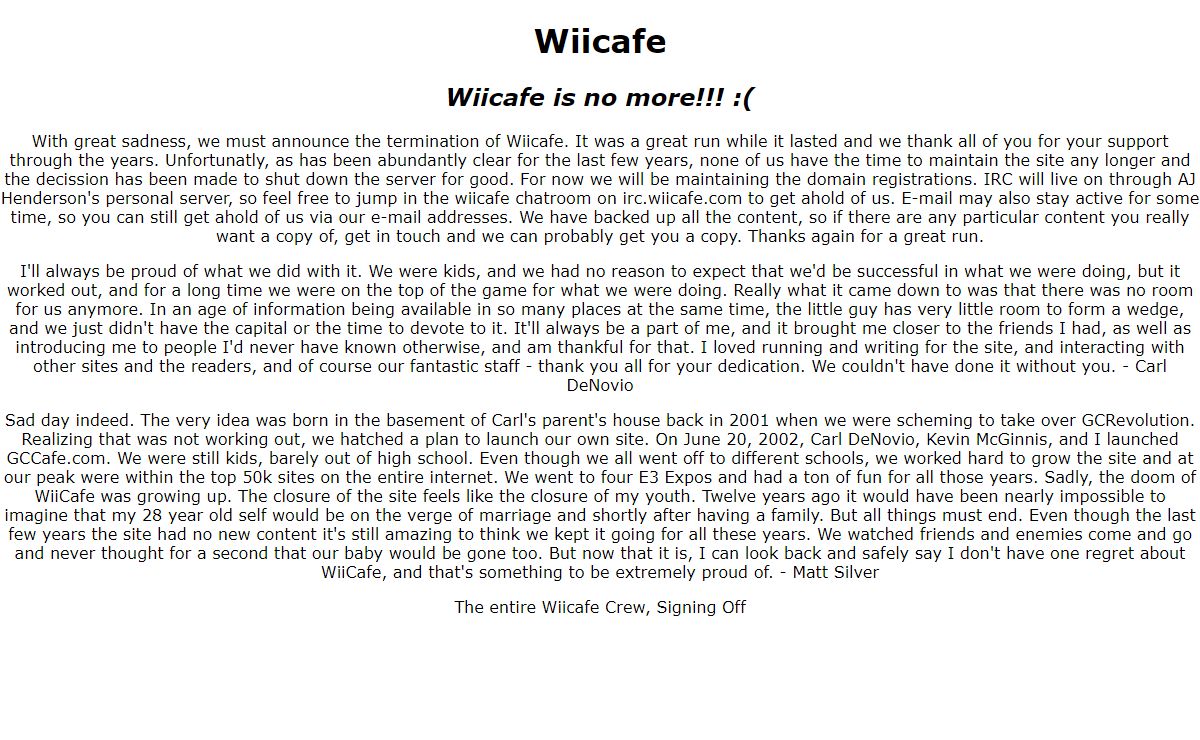 WiiCafe