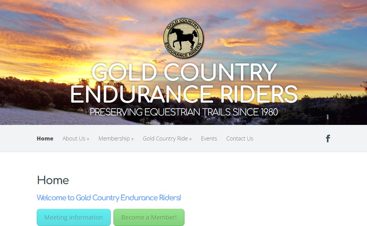 Gold Country Endurance Riders | Preserving Equestrian Trails Since 1980