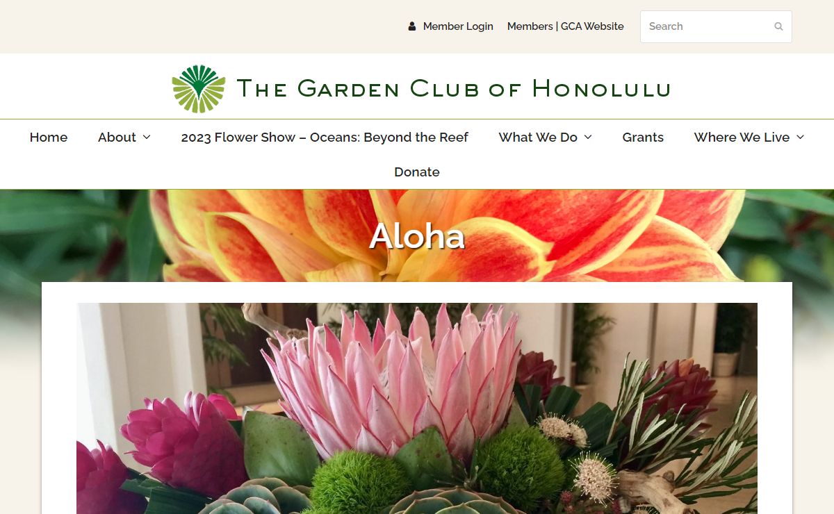 Garden Club of Honolulu – Grow a more beautiful and sustainable world