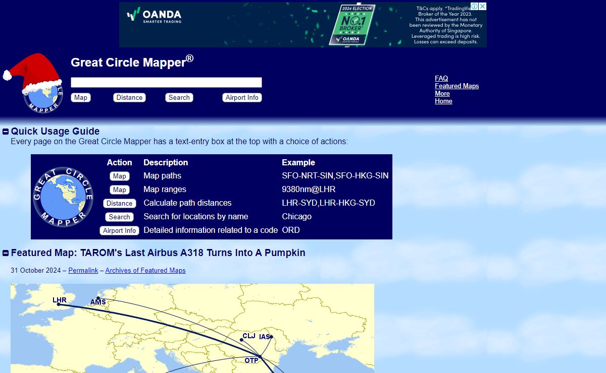 Great Circle Mapper