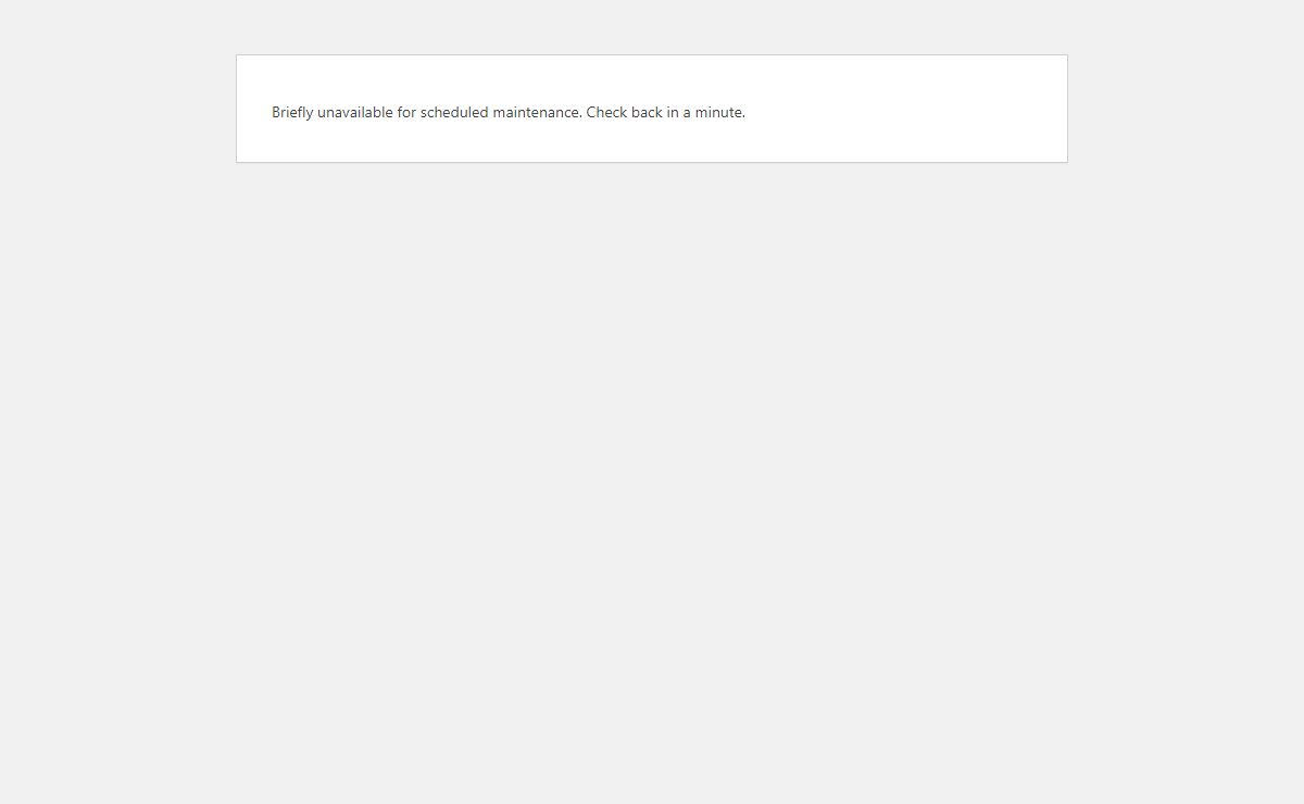 Maintenance — Easy Updates Manager