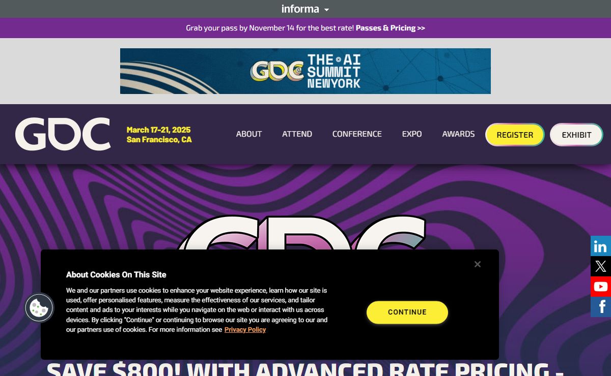 Game Developers Conference (GDC) | The Game Industry's Premier Professional Event