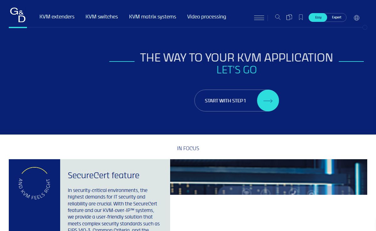 KVM solutions have been our passion for over 35 years | Guntermann & Drunck