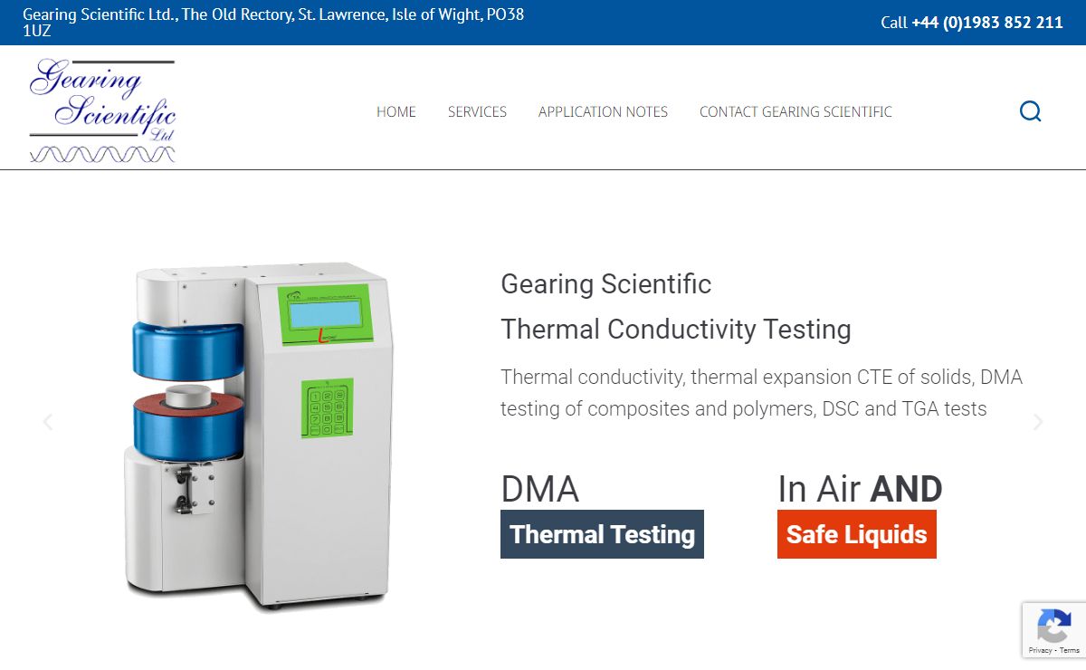 Home - Gearing Scientific | Thermal Expansion of Materials
