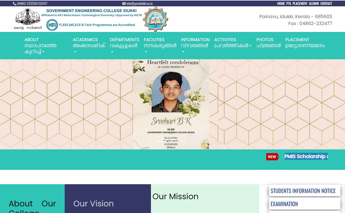 Government Engineering College Idukki