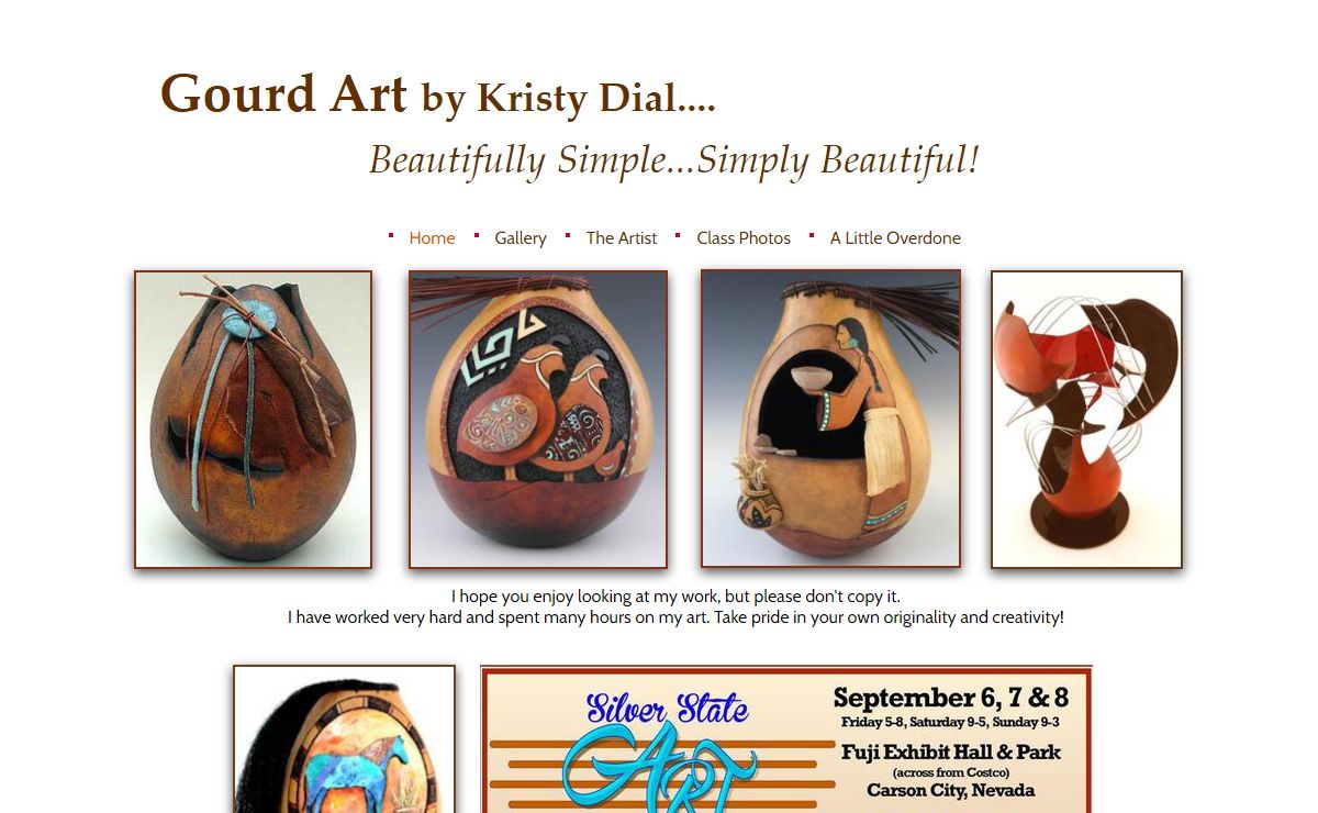 Kristy Dial Gourd Art