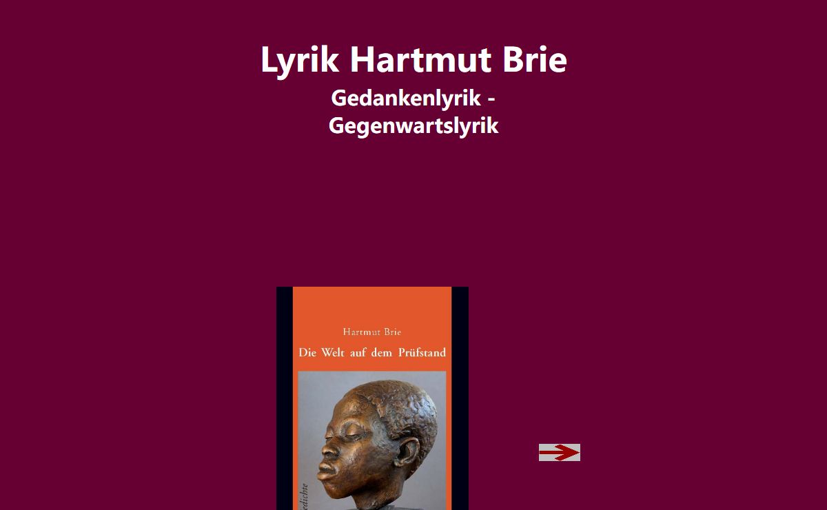 Gedichte Hartmut Brie