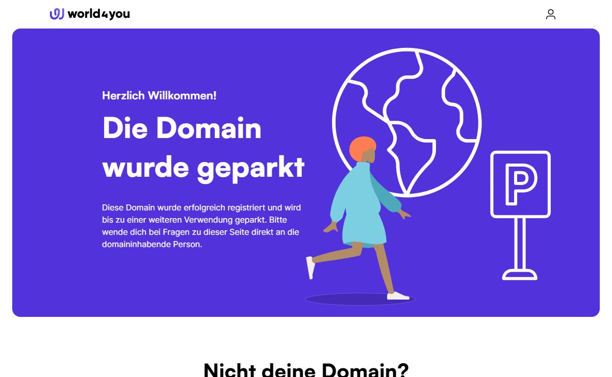 The domain has been parked | world4you