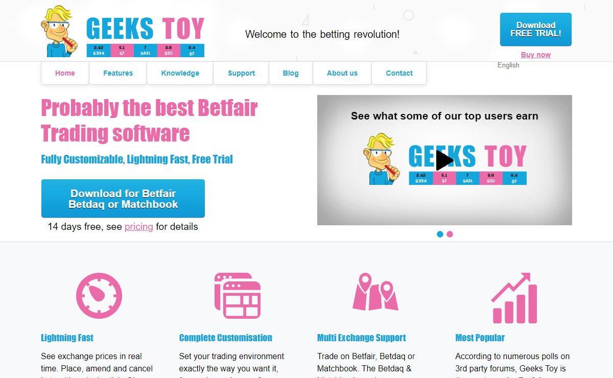 Geeks Toy - Betfair Trading Software - Betfair Software - Dutching Software