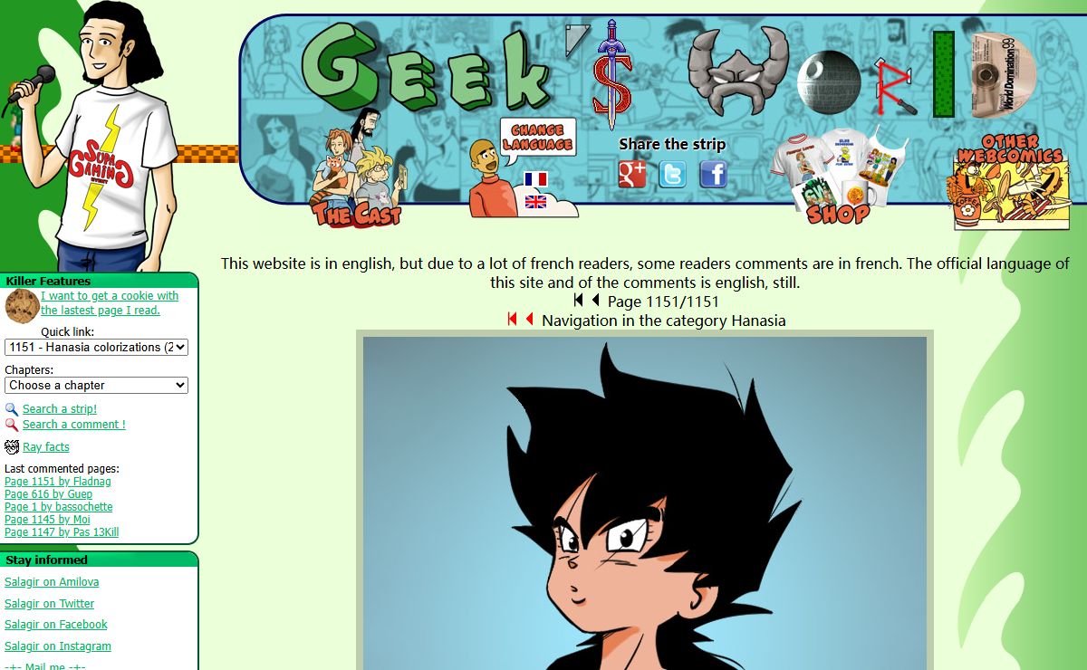 Geek's World - 1151 : Hanasia colorizations