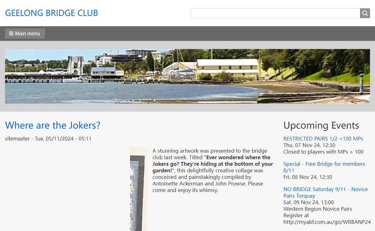Home | GEELONG BRIDGE CLUB