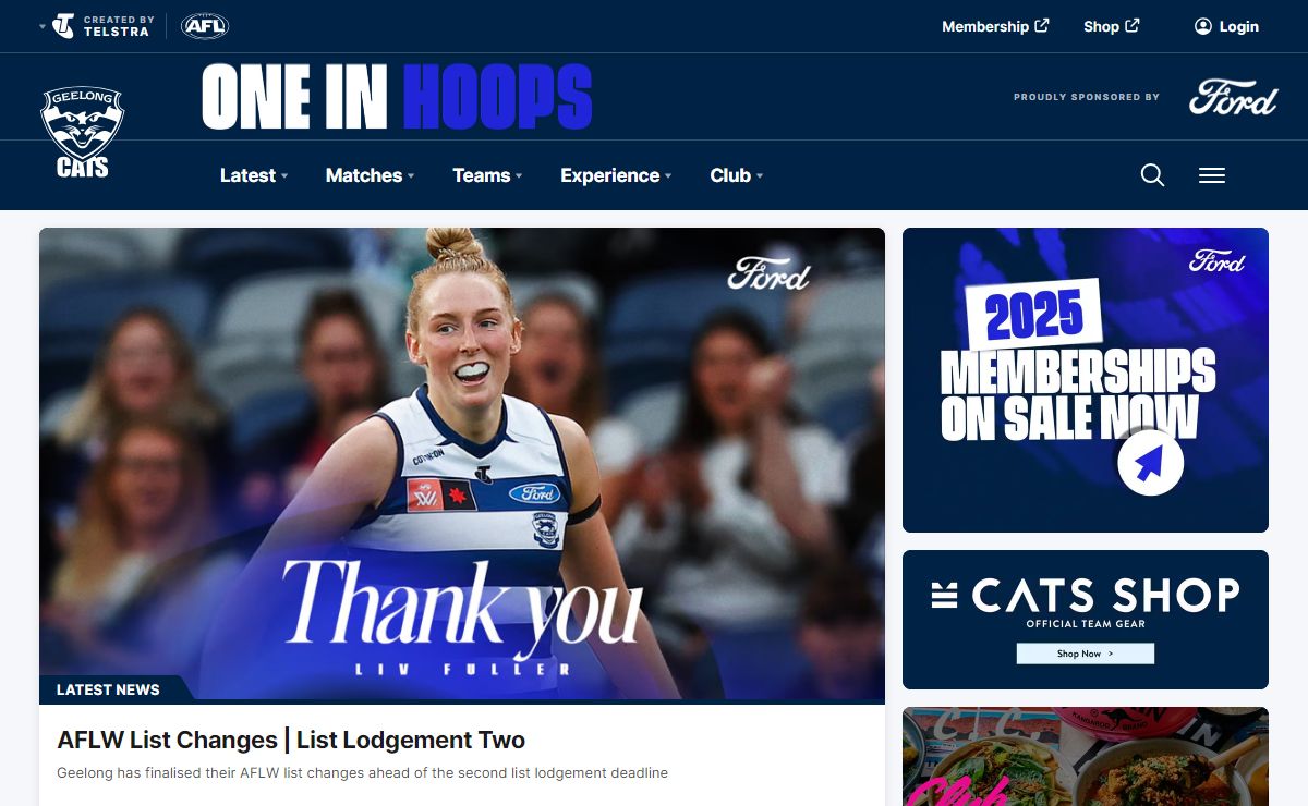 Geelong - News, Fixtures, Scores & Results - geelongcats.com.au