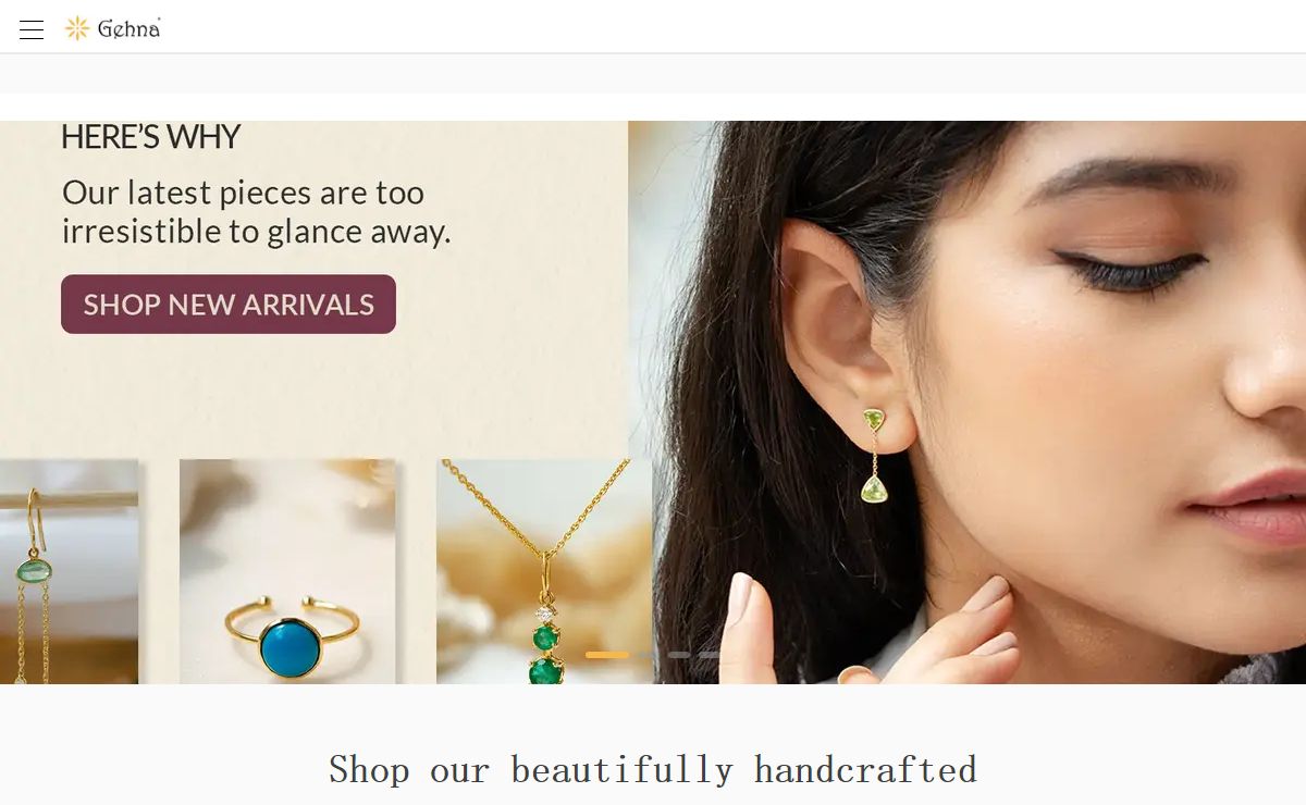 Buy Personalized Handmade Jewellery | Custom Jewelry Online | Gehna