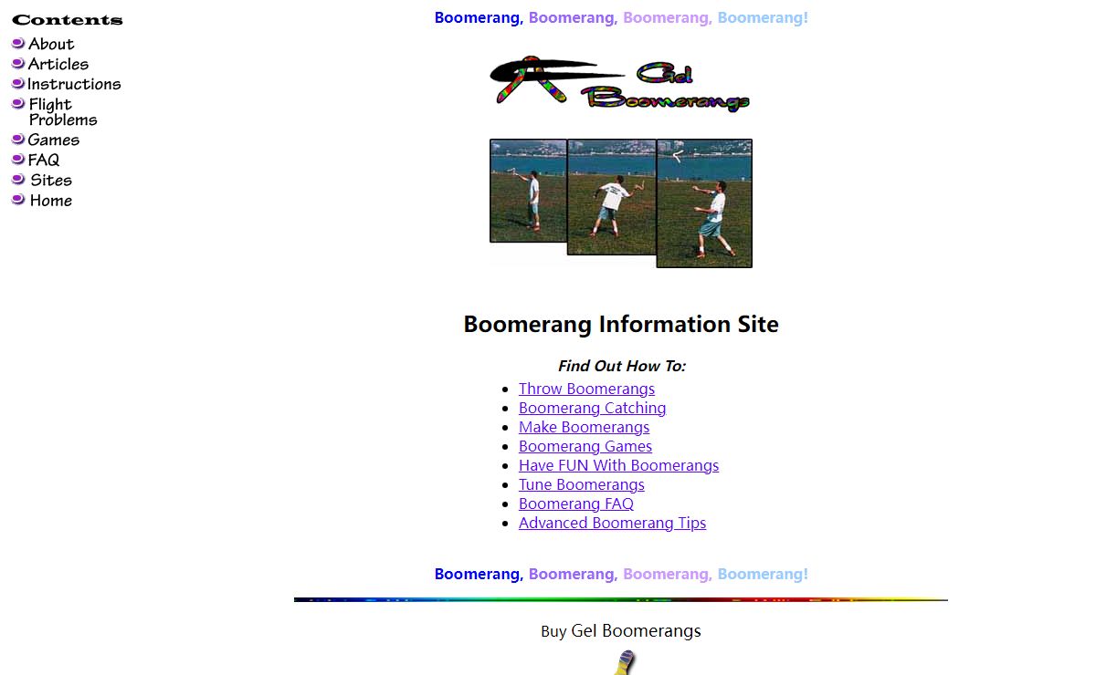 Gel Boomerangs