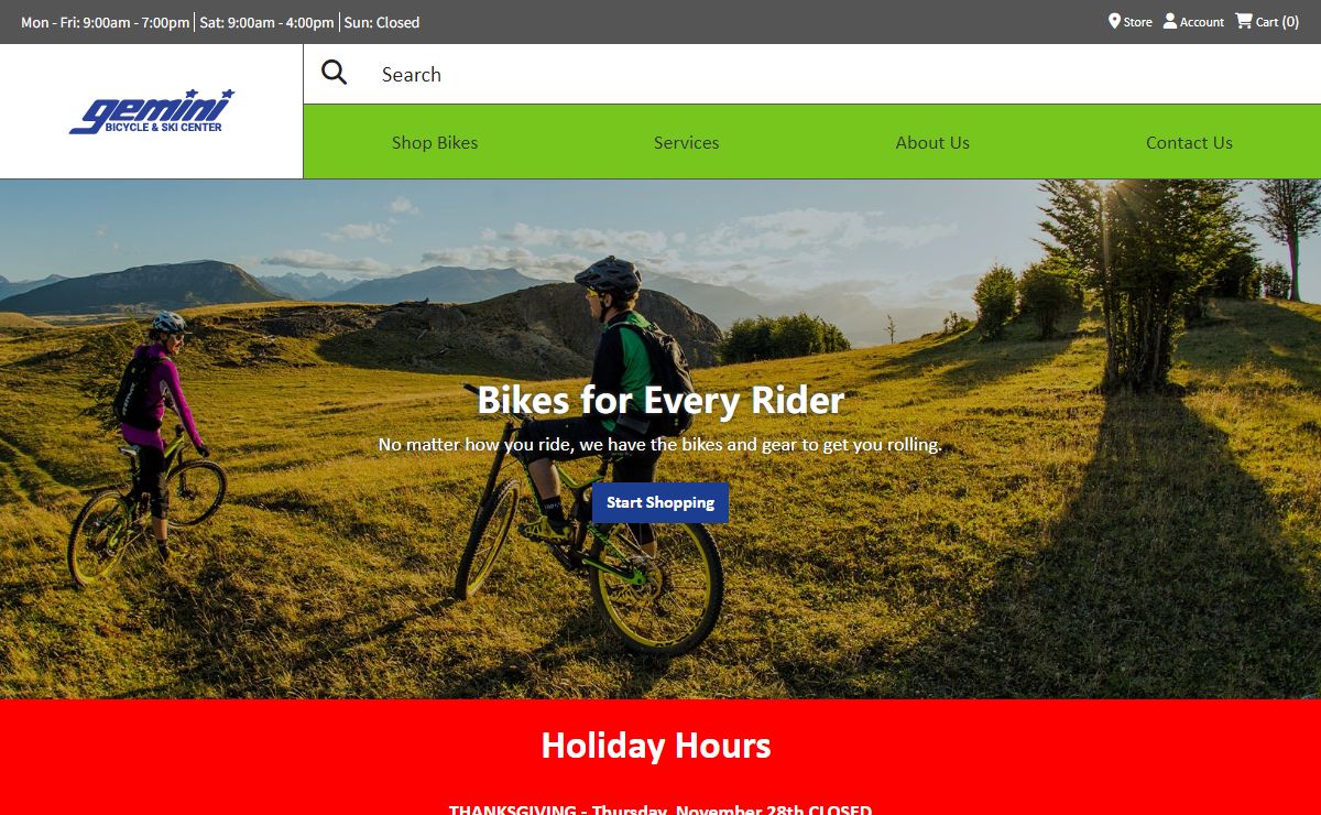Gemini Bicycle Center | Canton, OH