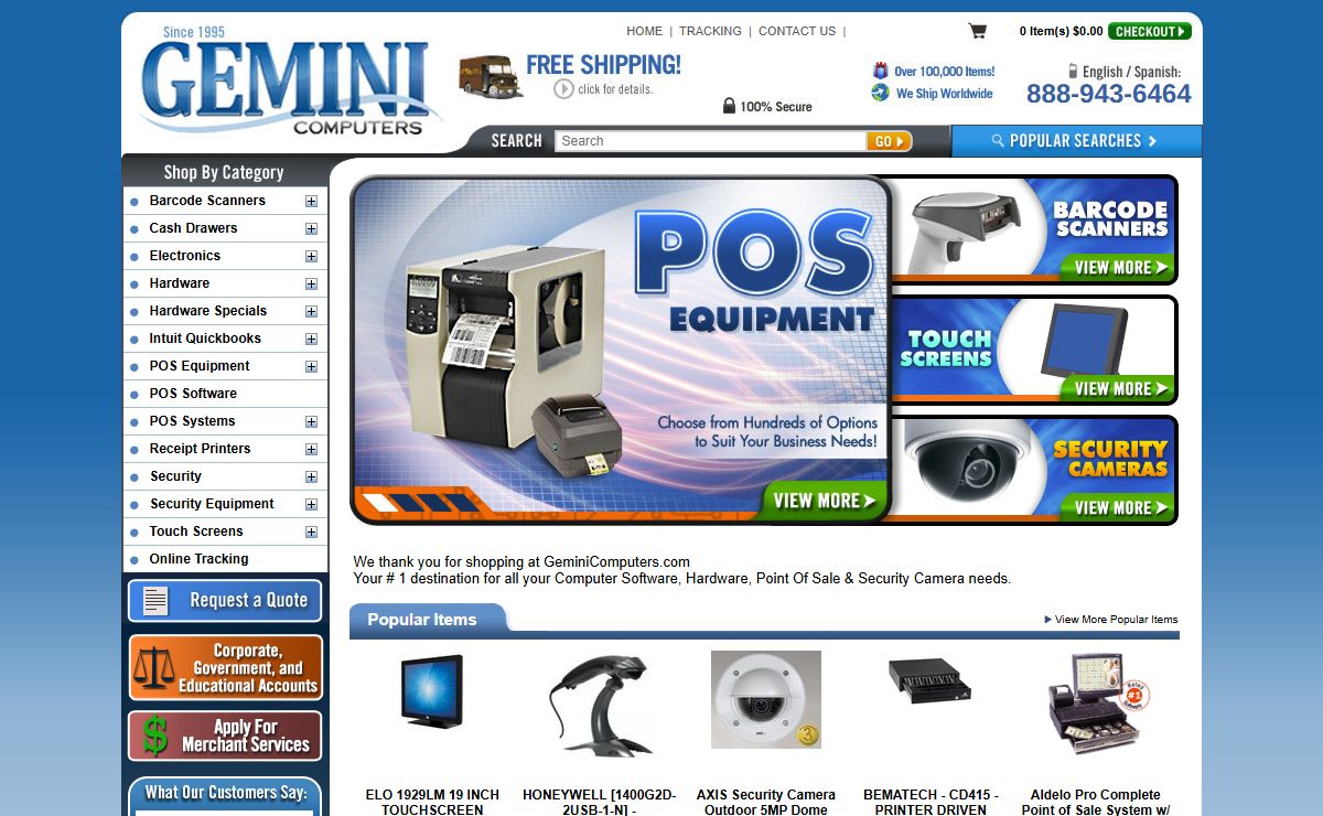 POS Systems, Equipment and Security | Gemini Computers