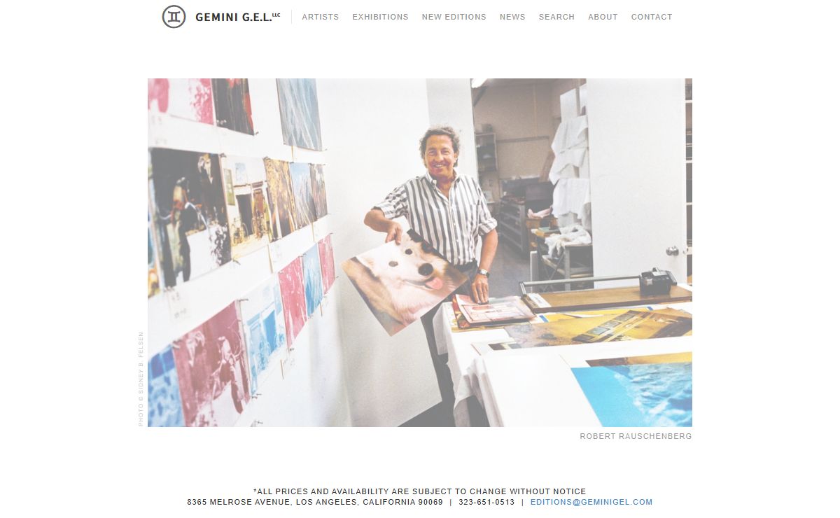 Gemini G.E.L. Graphic Editions Limited