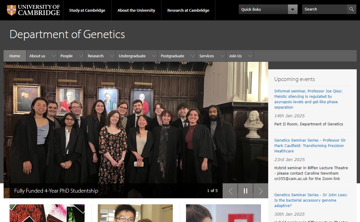 Department of Genetics |