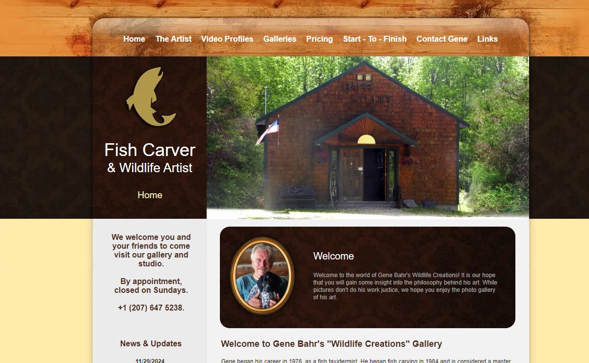 Wood Carver & Artist | Gene Bahr's Wildlife Creations | United States