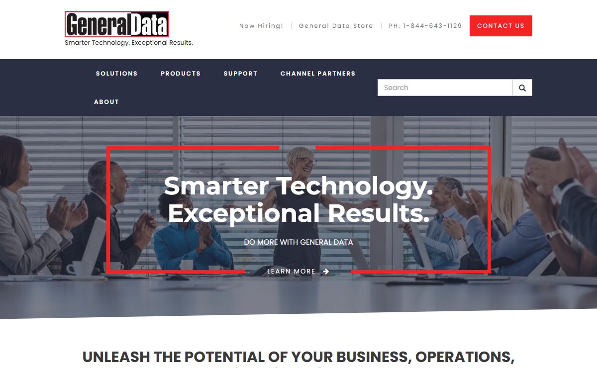 Smarter Technologies. Exceptional Results. | General Data Company, Inc.